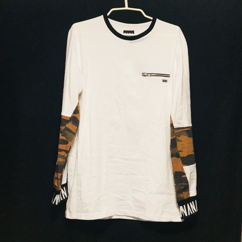 nwt white Nana Judy L/s